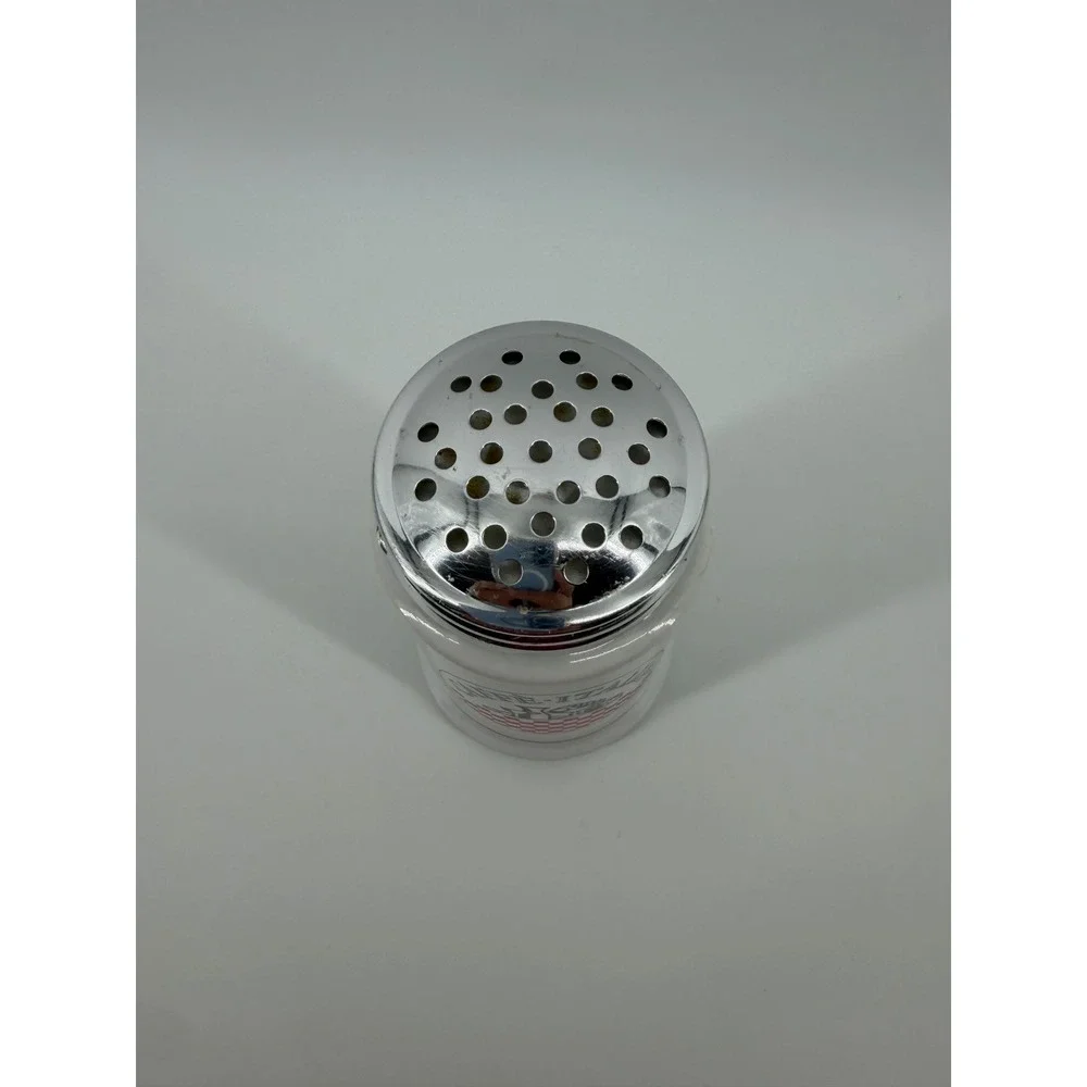 Vintage Himark Caffe Italia Ceramic Cheese‎ Shaker Retro Pizzeria White Red